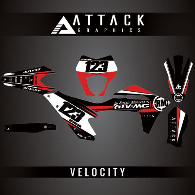 Attack Graphics Custom Velocity Complete Bike Graphics Kit#206982-P