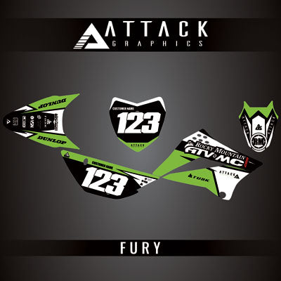 Attack Graphics Custom Fury Complete Bike Graphics Kit#206972-P1