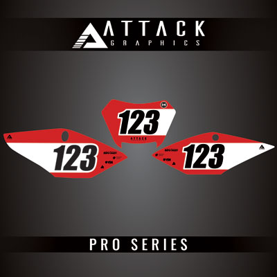 Attack Graphics Pro Series Number Plate Backgrounds#206985-P