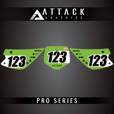 Attack Graphics Pro Series Number Plate Backgrounds#206985-P