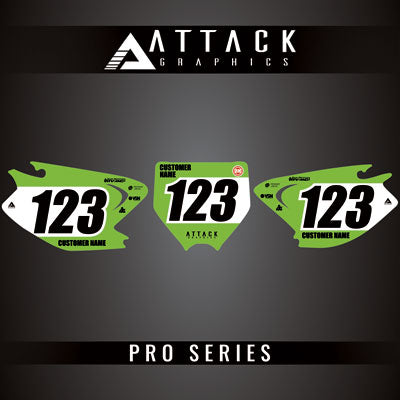 Attack Graphics Pro Series Number Plate Backgrounds#206985-P
