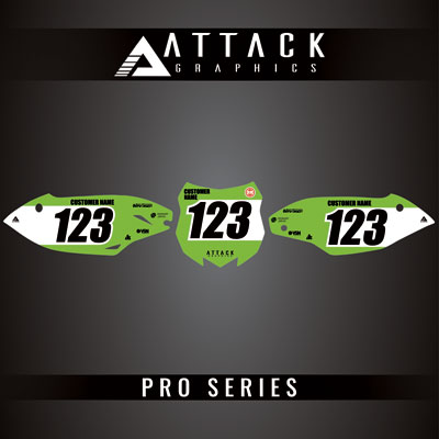 Attack Graphics Pro Series Number Plate Backgrounds#206985-P