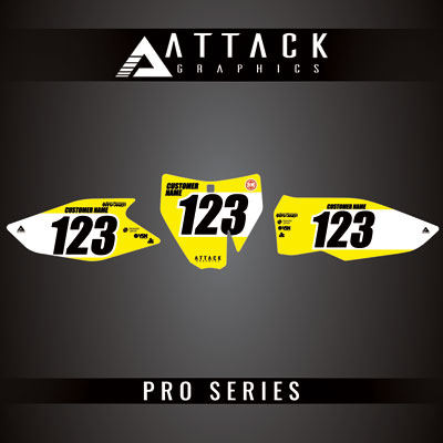 Attack Graphics Pro Series Number Plate Backgrounds#206985-P