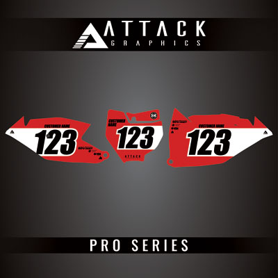 Attack Graphics Pro Series Number Plate Backgrounds#206985-P