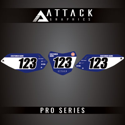 Attack Graphics Pro Series Number Plate Backgrounds#206985-P