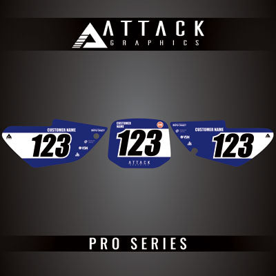 Attack Graphics Pro Series Number Plate Backgrounds#206985-P