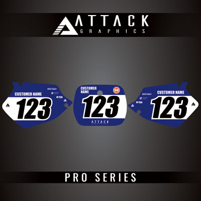 Attack Graphics Pro Series Number Plate Backgrounds#206985-P