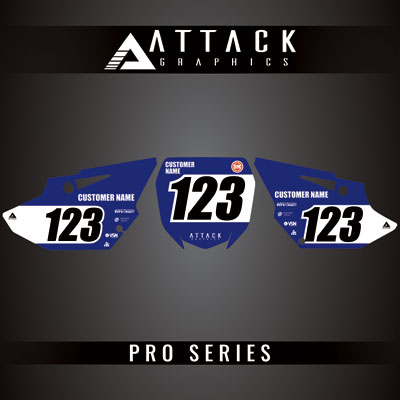 Attack Graphics Pro Series Number Plate Backgrounds#206985-P