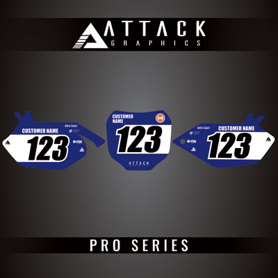 Attack Graphics Pro Series Number Plate Backgrounds#206985-P