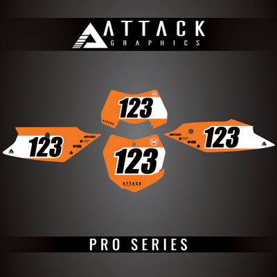 Attack Graphics Pro Series Number Plate Backgrounds#206985-P