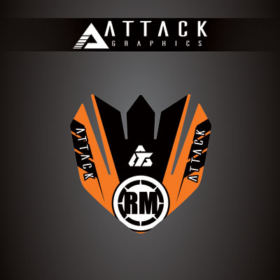 Attack Graphics Renegade Front Fender Decal#207123-P