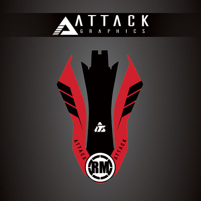 Attack Graphics Renegade Front Fender Decal#207123-P