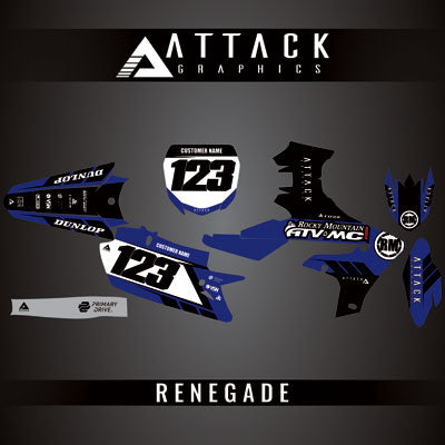 Attack Graphics Custom Renegade Complete Bike Restyle Graphics Kit#206981-P