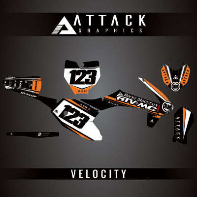Attack Graphics Custom Velocity Complete Bike Graphics Kit#206982-P