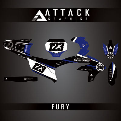 Attack Graphics Custom Velocity Complete Bike Graphics Kit#206982-P