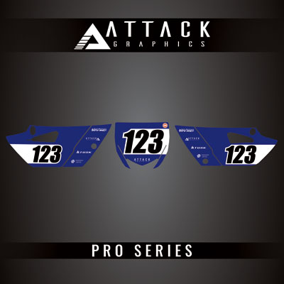 Attack Graphics Pro Series Number Plate Backgrounds#206985-P