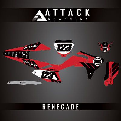 Attack Graphics Custom Renegade Complete Bike Graphics Kit#206979-P1