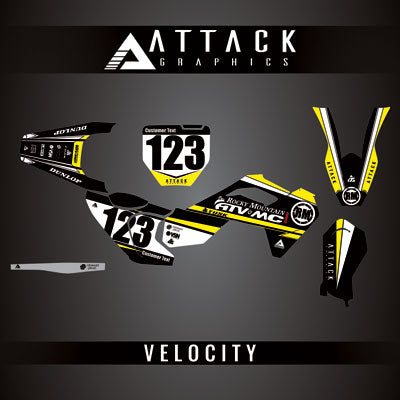 Attack Graphics Custom Velocity Complete Bike Graphics Kit#206982-P1