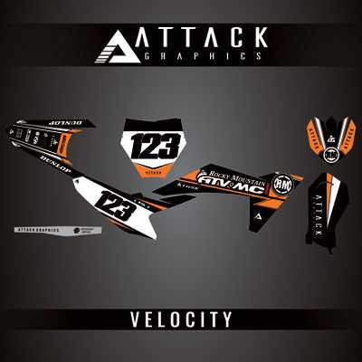 Attack Graphics Custom Velocity Complete Bike Graphics Kit#206982-P1