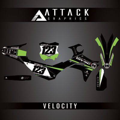 Attack Graphics Custom Velocity Complete Bike Graphics Kit#206982-P1