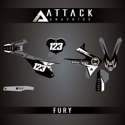 Attack Graphics Custom Fury Complete Bike Graphics Kit#mpn_