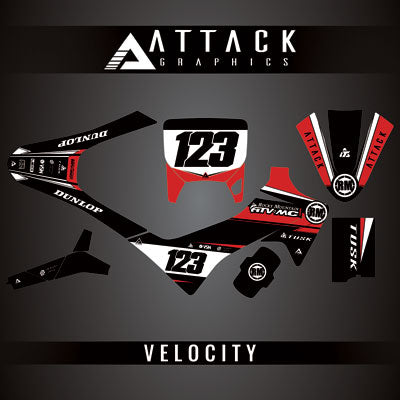 Attack Graphics Custom Velocity Complete Bike Graphics Kit#206982-P1