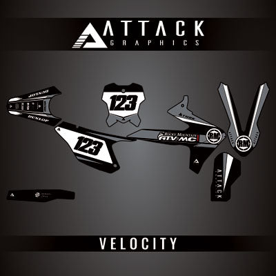 Attack Graphics Custom Velocity Complete Bike Graphics Kit#206982-P1