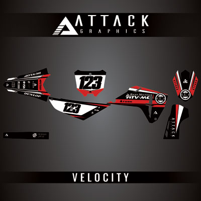 Attack Graphics Custom Velocity Complete Bike Graphics Kit#206982-P1