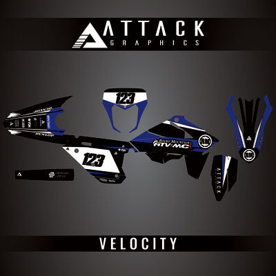 Attack Graphics Custom Velocity Complete Bike Graphics Kit#206982-P1