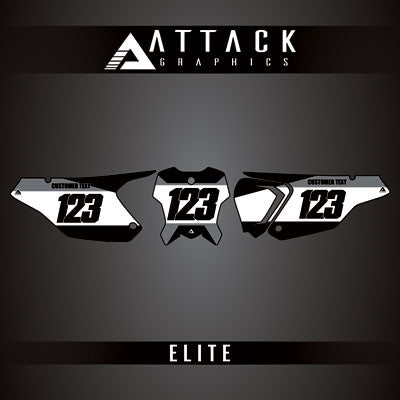 Attack Graphics Elite Number Plate Backgrounds#mpn_TRI_F_01_ELITE