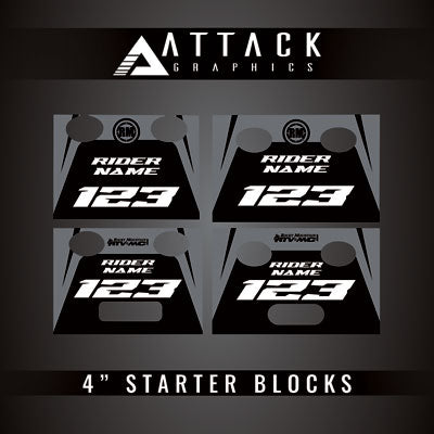 Attack Graphics Tusk Moto Starting Blocks Replacement Decals#216131-P