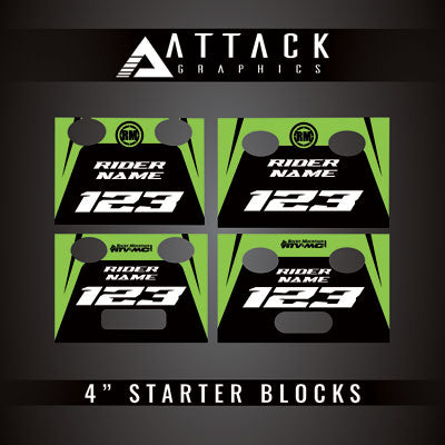 Attack Graphics Tusk Moto Starting Blocks Replacement Decals#216131-P