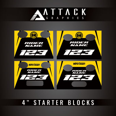 Attack Graphics Tusk Moto Starting Blocks Replacement Decals#216131-P