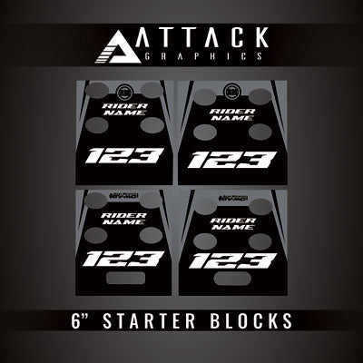 Attack Graphics Tusk Moto Starting Blocks Replacement Decals#216131-P