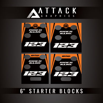 Attack Graphics Tusk Moto Starting Blocks Replacement Decals#216131-P