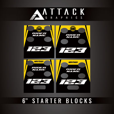 Attack Graphics Tusk Moto Starting Blocks Replacement Decals#216131-P