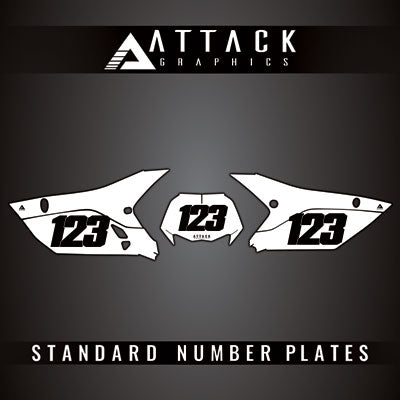 Attack Graphics Number Plate Backgrounds#mpn_YAM_F_47