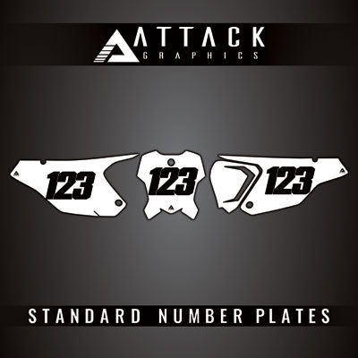 Attack Graphics Number Plate Backgrounds#mpn_TRI_F_01