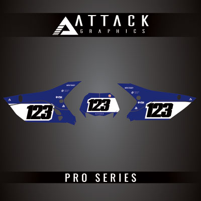 Attack Graphics Pro Series Number Plate Backgrounds#206985-P1