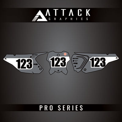 Attack Graphics Pro Series Number Plate Backgrounds#206985-P1