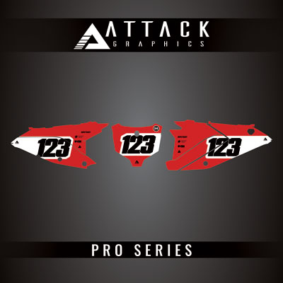 Attack Graphics Pro Series Number Plate Backgrounds#206985-P1
