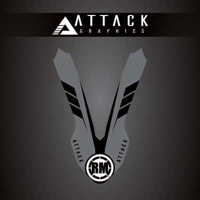 Attack Graphics Renegade Front Fender Decal#207123-P