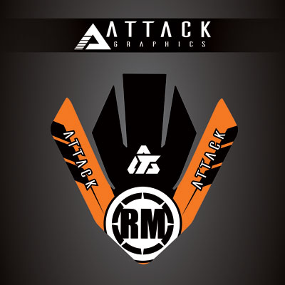 Attack Graphics Renegade Front Fender Decal#207123-P