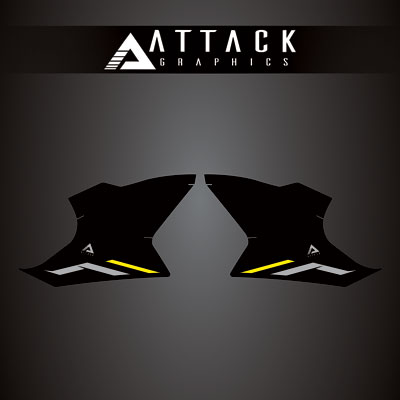 Attack Graphics Tank Protection Decals Sides Black#mpn_210-274-0012