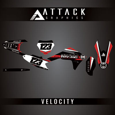 Attack Graphics Custom Velocity Complete Bike Graphics Kit#206982-P1