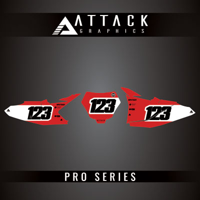 Attack Graphics Pro Series Number Plate Backgrounds#206985-P1