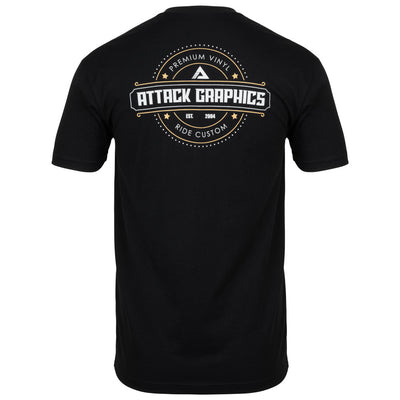 Attack Graphics Premium T-Shirt X-Large Black#217-202-0004