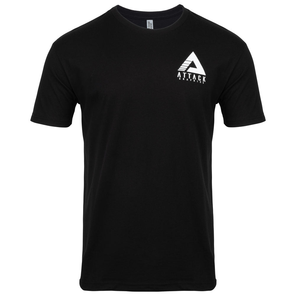 Attack Graphics Ride Custom T-Shirt XXX-Large Black#217-201-0006