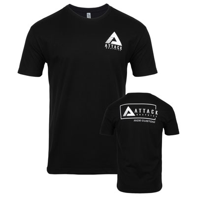 Attack Graphics Ride Custom T-Shirt Medium Black#mpn_217-201-0002