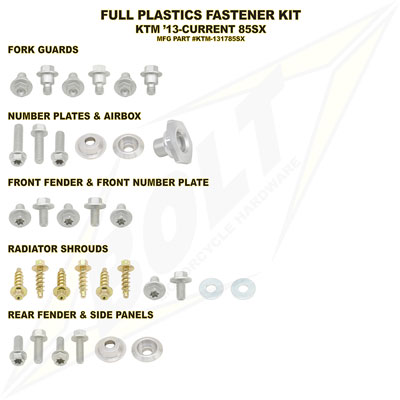 Bolt Full Plastics Fastener Kit#170541-P